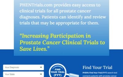 PHEN Expands Access for Prostate Cancer Patients to Find Clinical Trials Near Them with New “Find Your Trial” (FYT) Tool